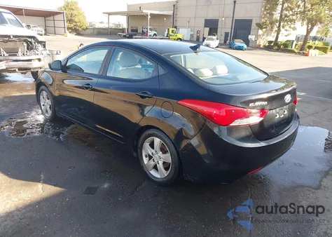 2013 Hyundai Elantra Gls из США, поврежденный, VIN KMHDH4AE2DU587789